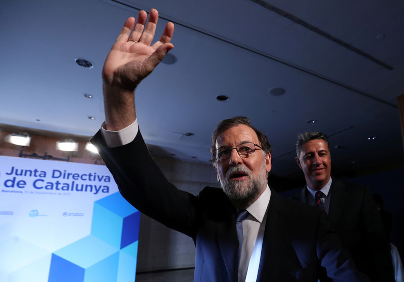 © Reuters. Rajoy dice que el Estado seguirá actuando contra la consulta secesionista en Cataluña