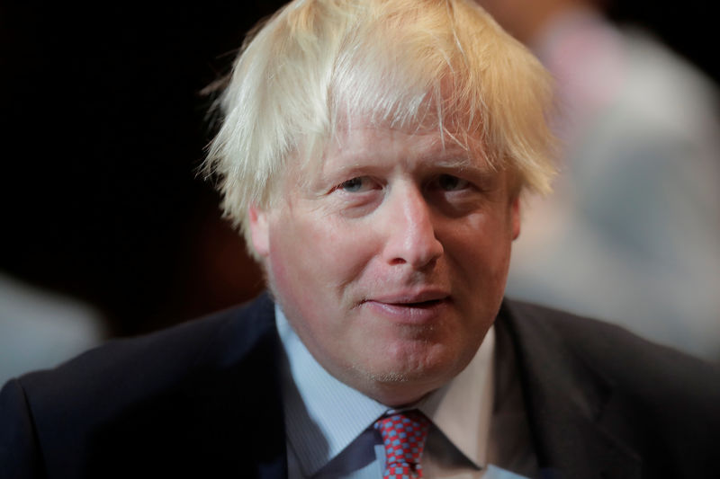 © Reuters. Britain's State Secretary for Foreign and Commonwealth Affairs Johnson attends an informal meeting of European Union Ministers of Foreign Affairs in Tallinn