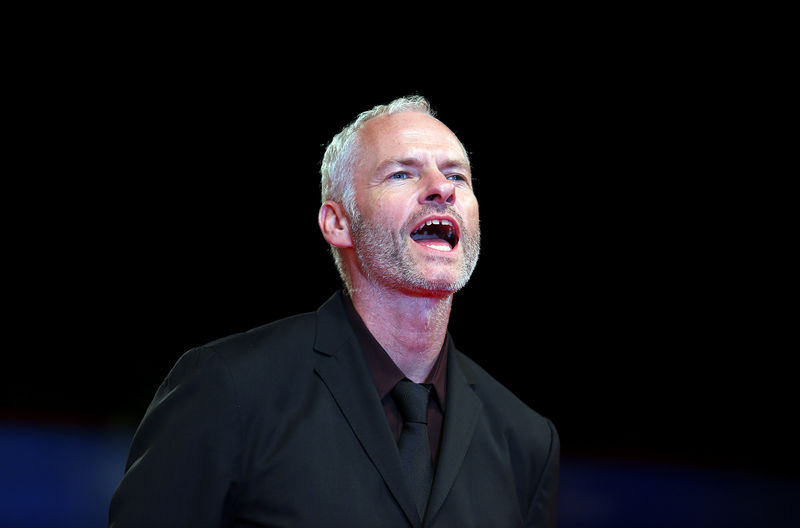 © Reuters. Director McDonagh poses during red carpet event for the movie "Three Billboards Outside Ebbing, Missouri" at the 74th Venice Film Festival in Venice