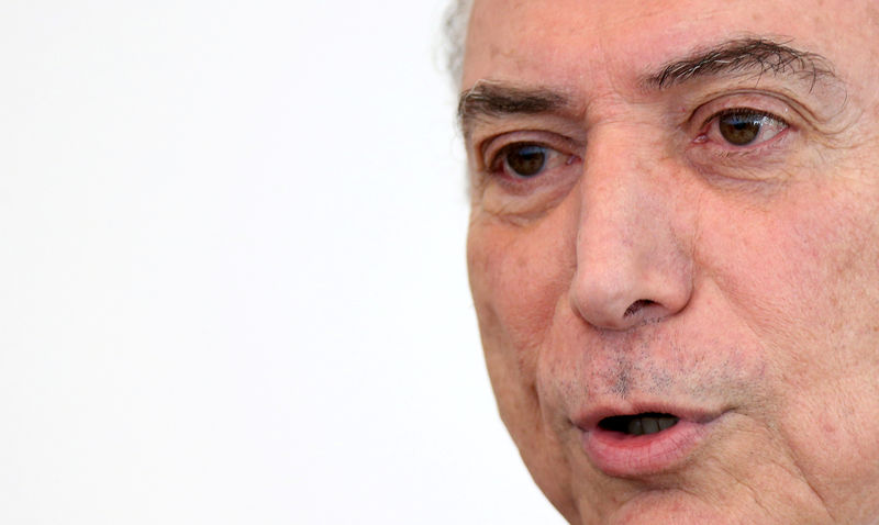 © Reuters. Presidente Michel Temer, em Brasília