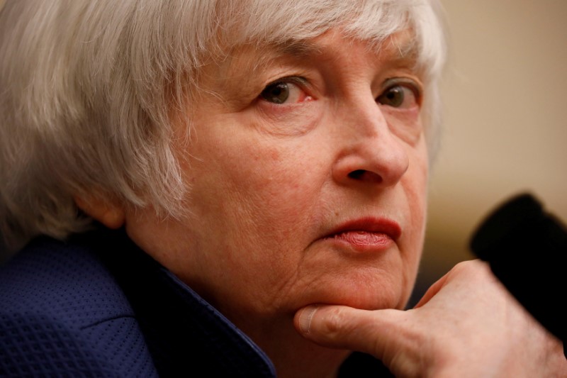 © Reuters. La presidente della Federal Reserve Usa Janet Yellen