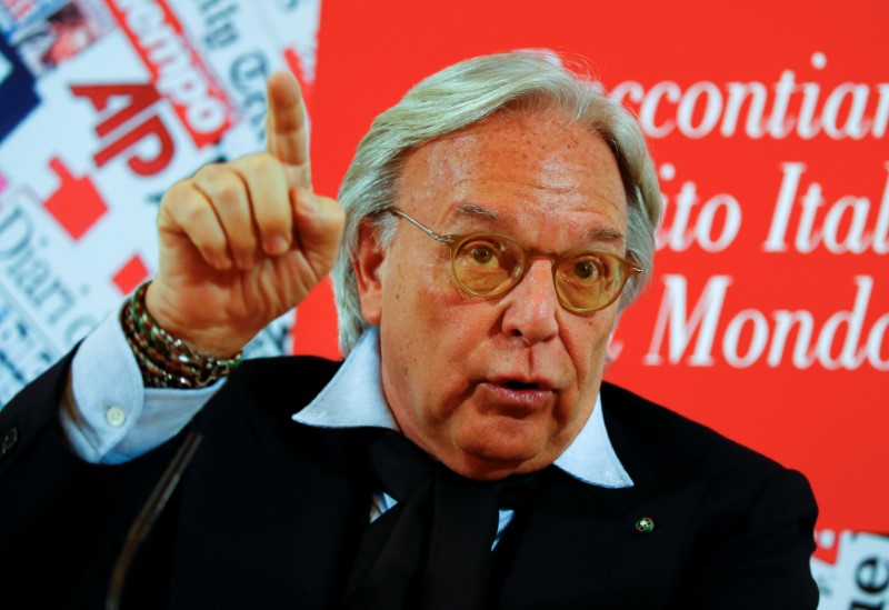 © Reuters. Il presidente di Tod's Diego Della Valle