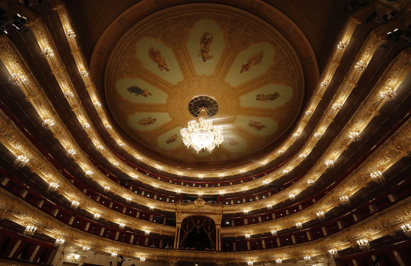 © Reuters. Interior do Teatro Bolshoi, em Moscou