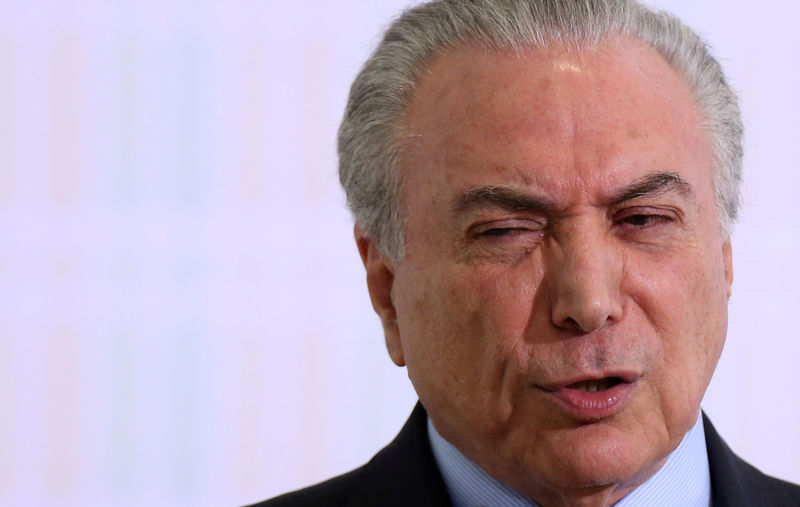 © Reuters. Presidente Michel Temer