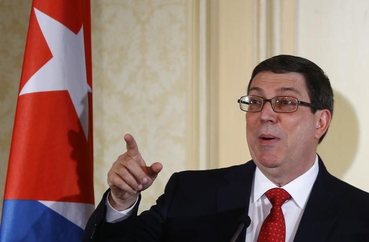 © Reuters. Chanceler cubano Bruno Rodriguez concede entrevista em Viena