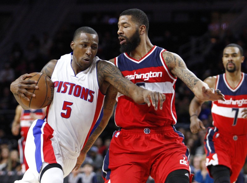 © Reuters. NBA: Washington Wizards at Detroit Pistons