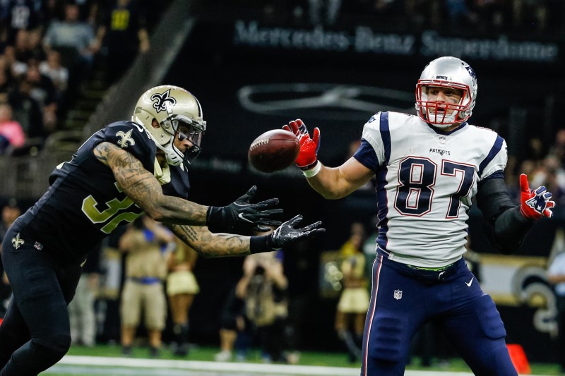 © Reuters. NFL: New England Patriots at New Orleans Saints