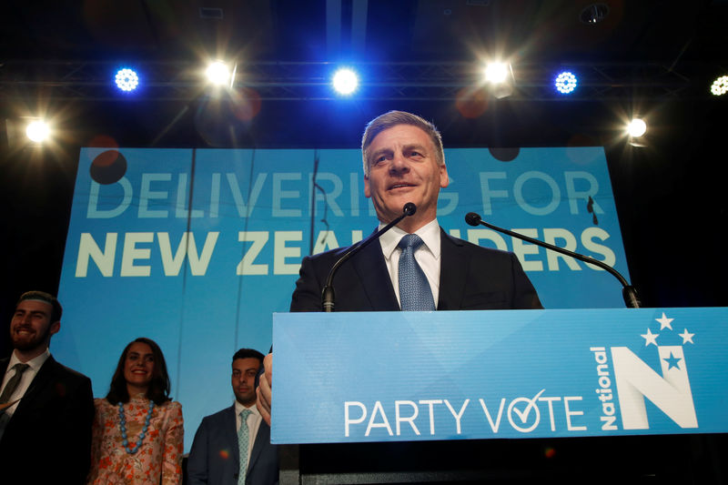 © Reuters. Los conservadores ganan en Nueva Zelanda, donde los populistas podrían decidir