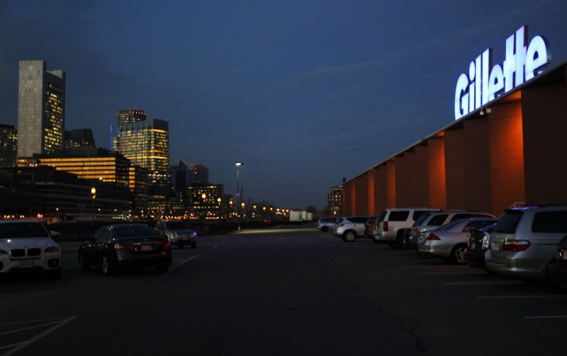 © Reuters. FILE PHOTO: Gillette's factory is pictured in Boston, Massachusetts December 5, 2011