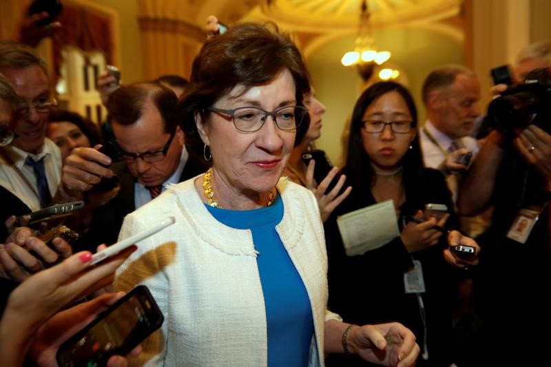 © Reuters. La reforma del Obamacare parece condenada tras el rechazo de una senadora
