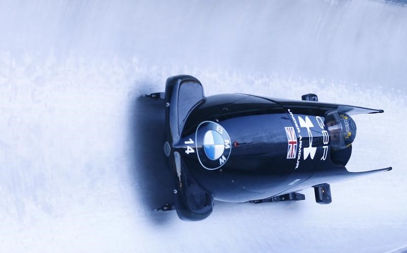 © Reuters. Bobsleigh - BMW IBSF Bob & Skeleton World Championships - 2-man training - Koenigssee