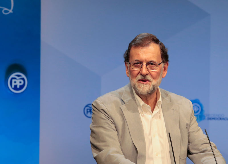 © Reuters. Rajoy cancela su viaje a Estonia días antes del referéndum catalán