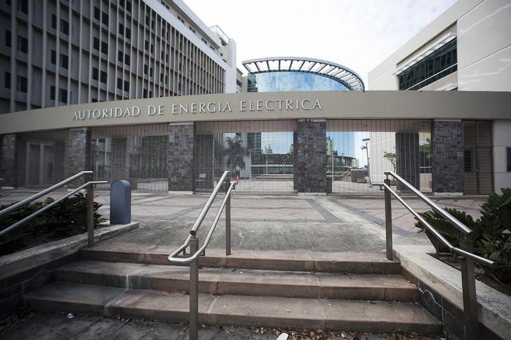 © Reuters. The headquarters of Puerto Rican power utility PREPA is seen in San Juan