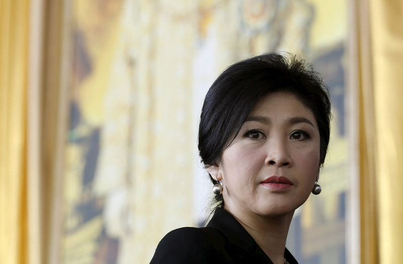 © Reuters. Ex-primeira-ministra da Tailândia Yingluck Shinawatra em corte criminal, em Bangcoc