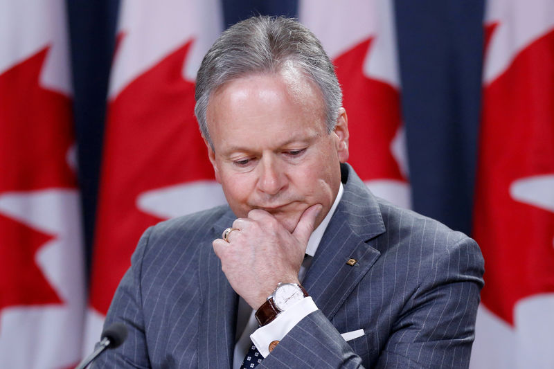 © Reuters. FILE PHOTO: Bank of Canada Governor Stephen Poloz takes part in a news conference in Ottawa