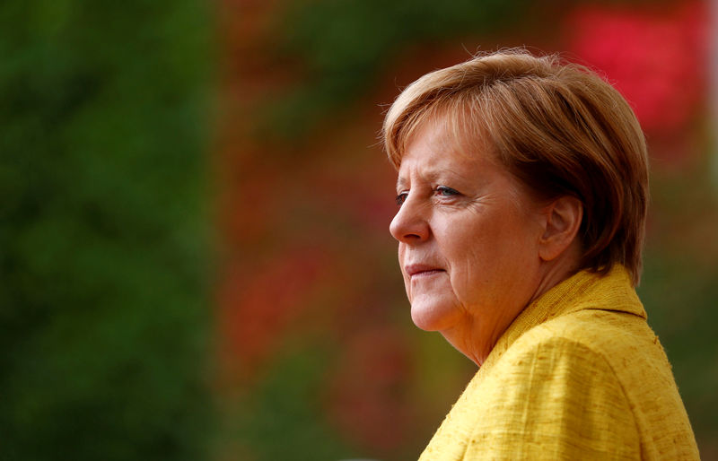 © Reuters. Chanceler da Alemanha, Angela Merkel, em Berlim