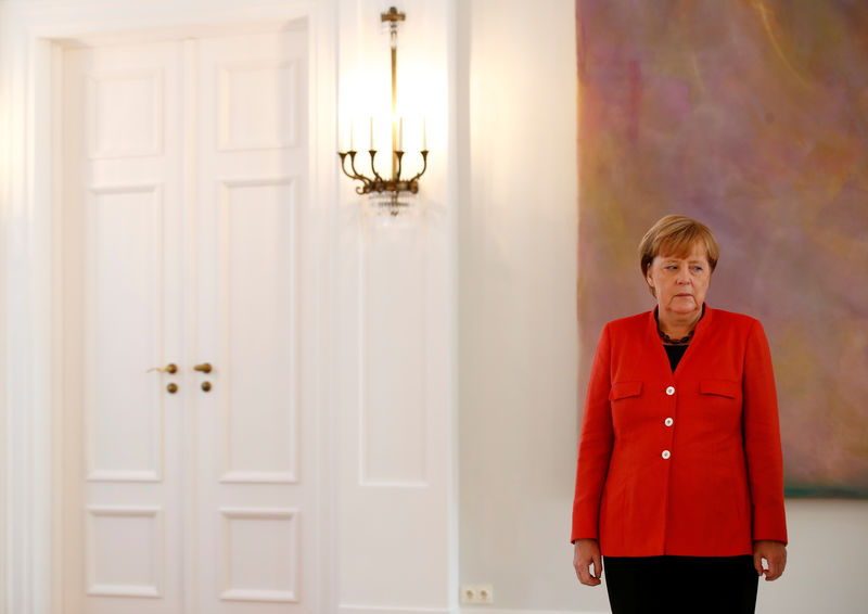 © Reuters. Merkel durante evento em Berlim