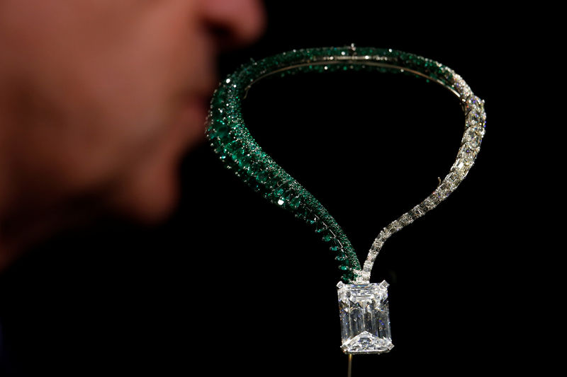 © Reuters. Christie's subastará un diamante blanco en noviembre