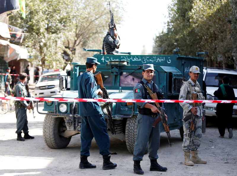 © Reuters. الدولة الإسلامية تعلن مسؤوليتها عن هجوم قرب مسجد في كابول