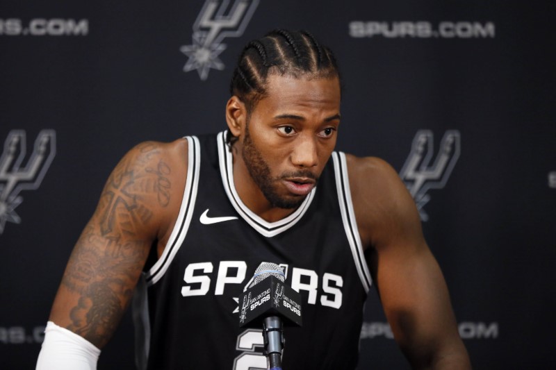 © Reuters. NBA: San Antonio Spurs-Media Day