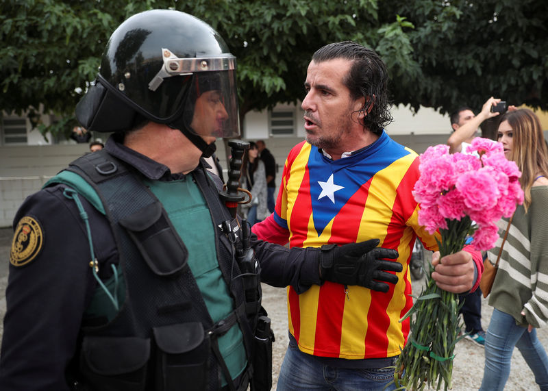 © Reuters. La Generalitat dice que el Ejecutivo español responderá ante los tribunales internacionales por la violencia