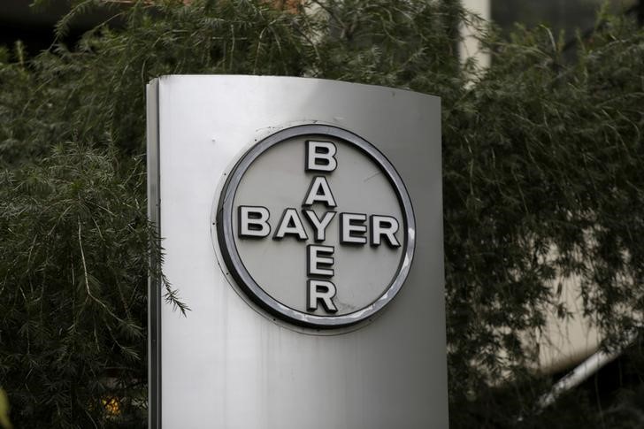 © Reuters. Sede da Bayer em Caracas, Venezuela