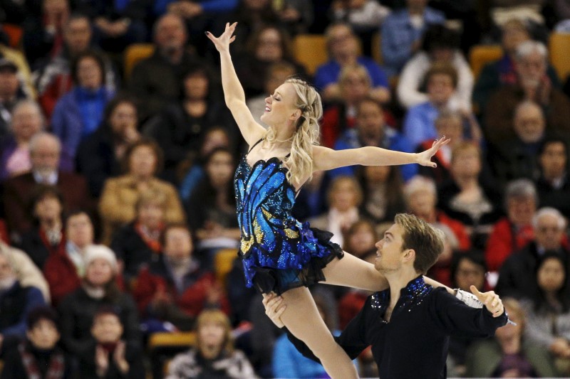 © Reuters. Figure Skating - ISU World Figure Skating Championships - Ice Dance Free Dance - Boston, Massachusetts, United States