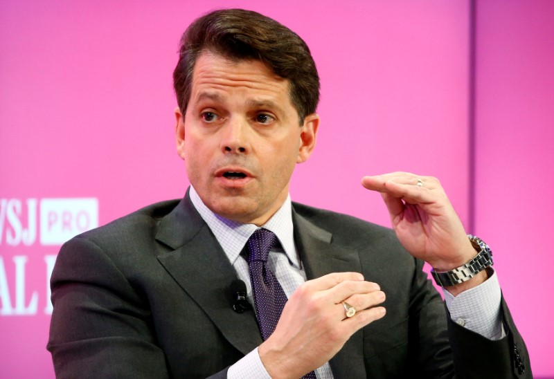 © Reuters. FILE PHOTO - Anthony Scaramucci during the Annual Meeting of the WEF in Davos