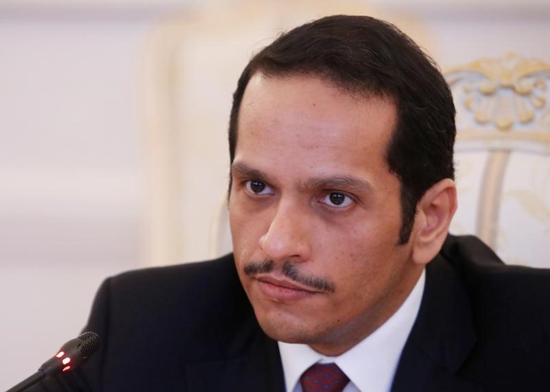© Reuters. قطر تعلن التزامها بدعم إعادة إعمار العراق