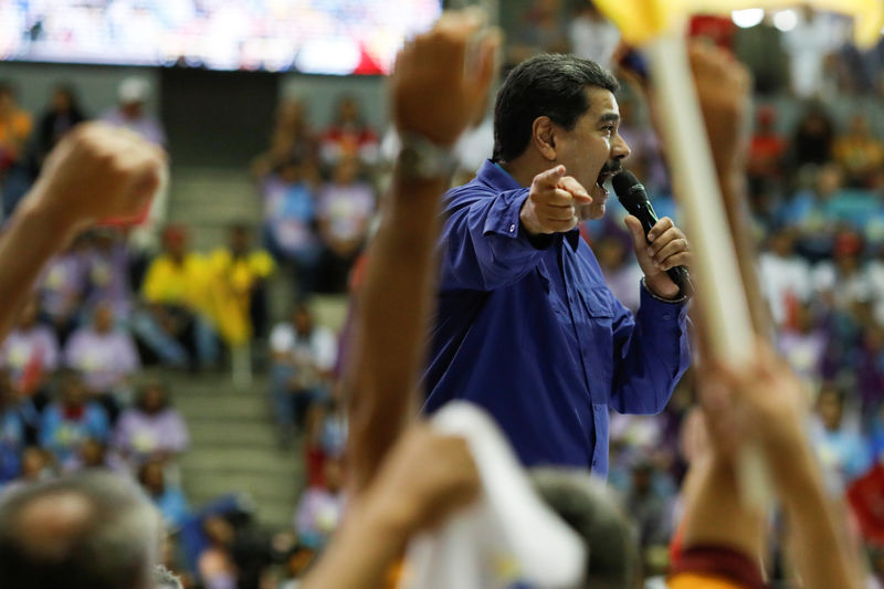 © Reuters. Presidente da Venezuela, Nicolás Maduro, durante evento em Caracas