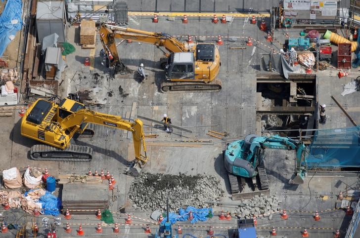 © Reuters. Los pedidos de maquinaria de Japón caen en diciembre a su mayor ritmo en tres años