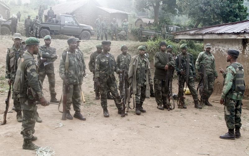 © Reuters. جيش الكونجو: مقتل جنود في مناوشات على الحدود مع رواندا