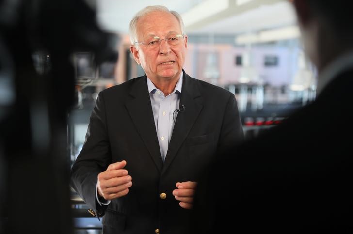 © Reuters. Wolfgang Ischinger, chairman of the Munich Security Conference, during Reuters interview in Berlin