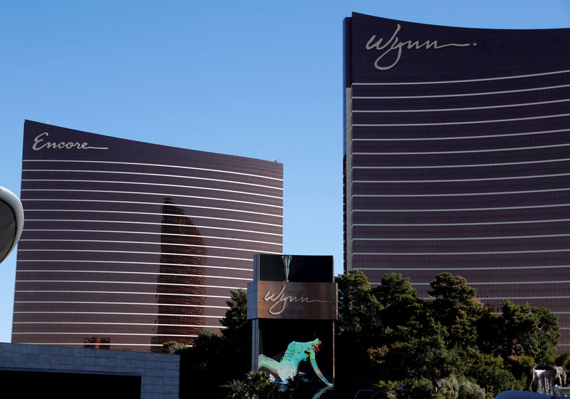 © Reuters. Wynn Resorts Ltd property in Las Vegas