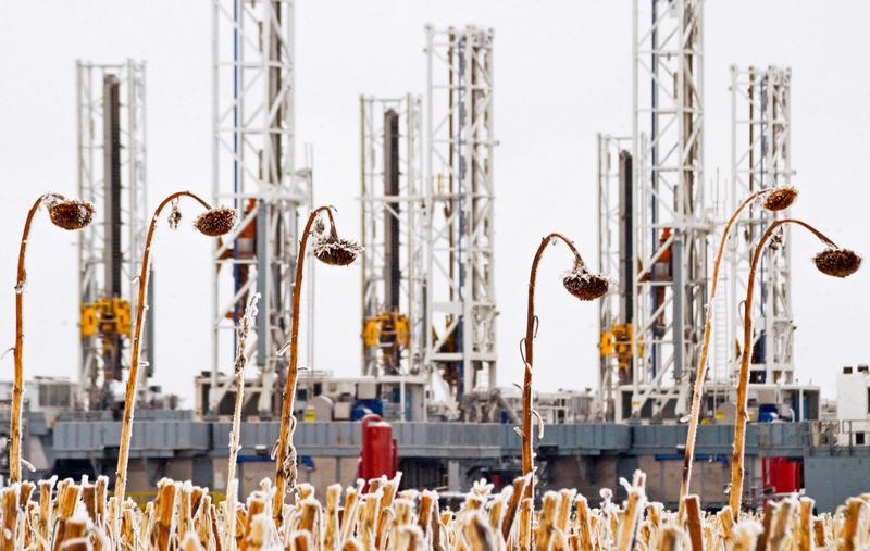 © Reuters. عدد الحفارات النفطية النشطة في أمريكا يرتفع لرابع أسبوع على التوالي