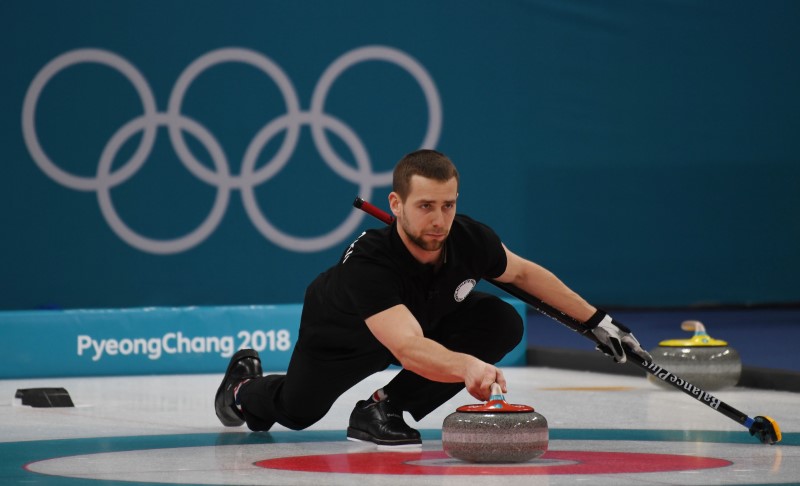 © Reuters. Olympics: Curling-Mixed Team Bronze medal match
