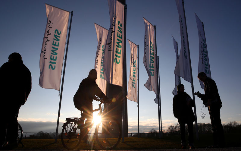© Reuters. Siemens annual shareholders meeting in Munich