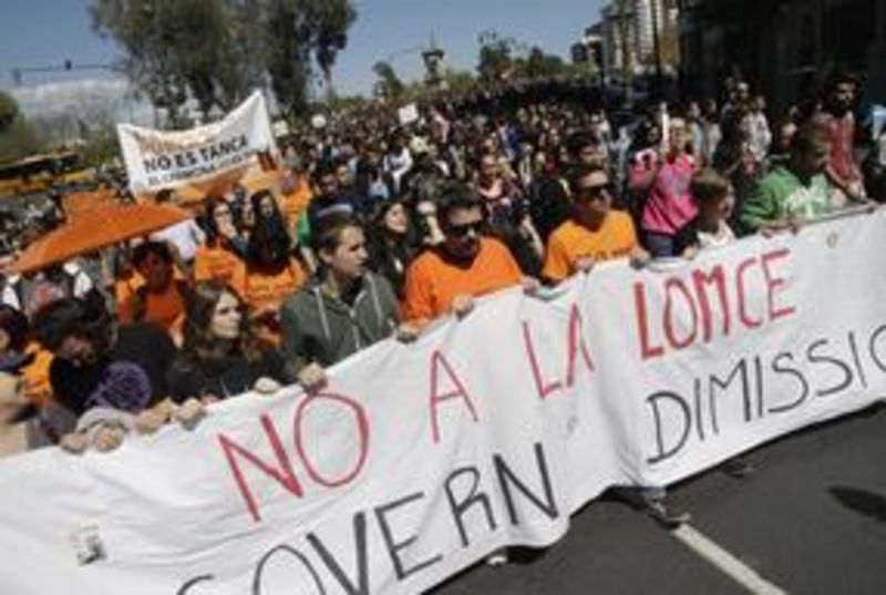 © Reuters. El TC anula la garantía de educación en castellano en Cataluña de la LOMCE