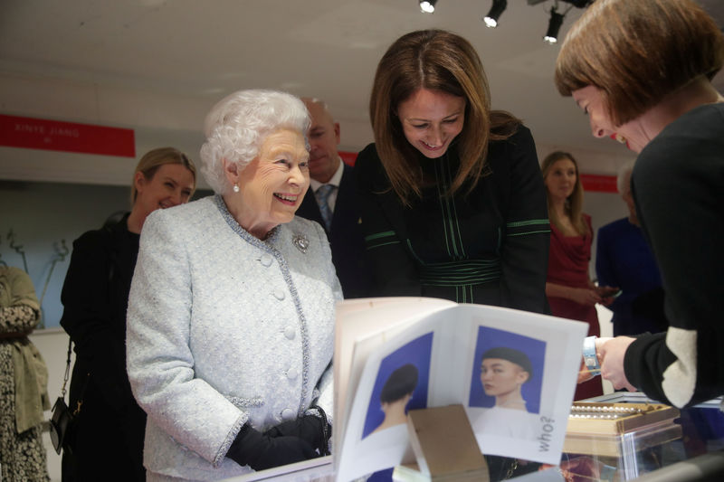 © Reuters. Royal visit to London Fashion Week