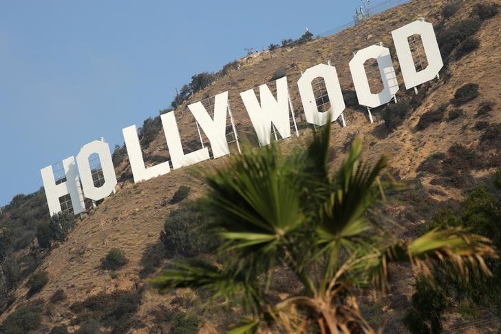 © Reuters. Letreiro de Hollywood é visto em Los Angeles, Califórnia