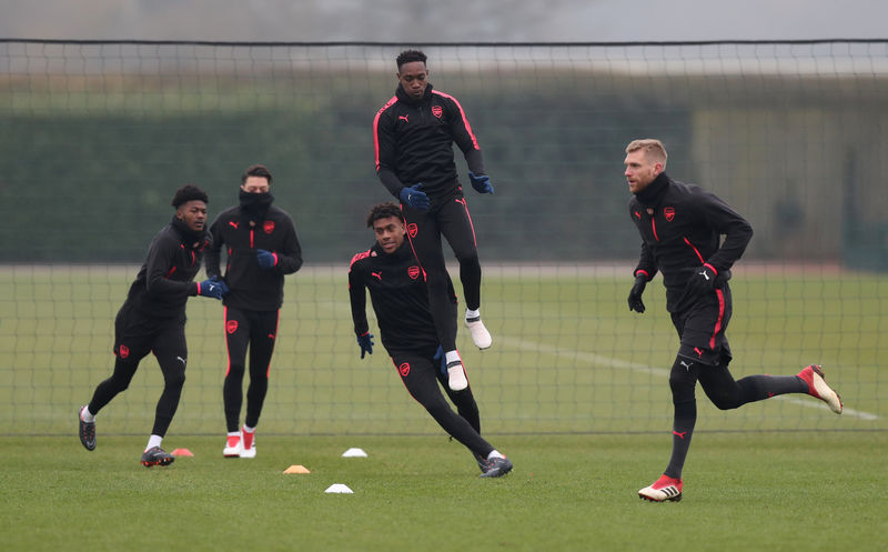 © Reuters. Europa League - Arsenal Training