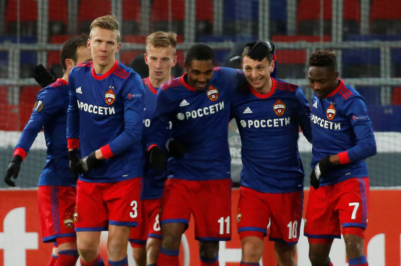 © Reuters. Europa League Round of 32 Second Leg - CSKA Moscow vs Red Star Belgrade