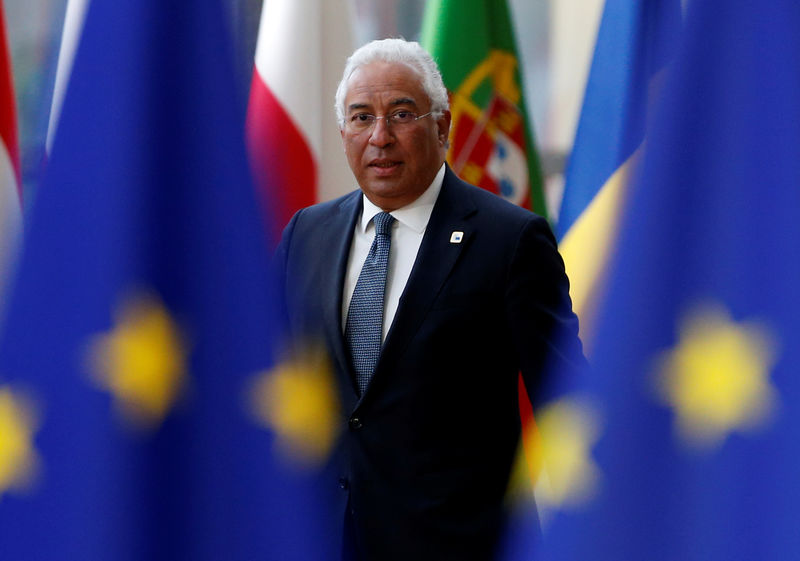 © Reuters. Portugal's PM Costa arrives at a EU leaders informal summit in Brussels