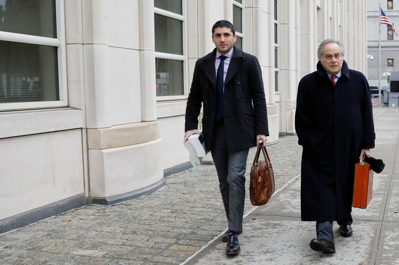 © Reuters. Attorney Brafman arrives for Shkreli hearing in Brooklyn, New York