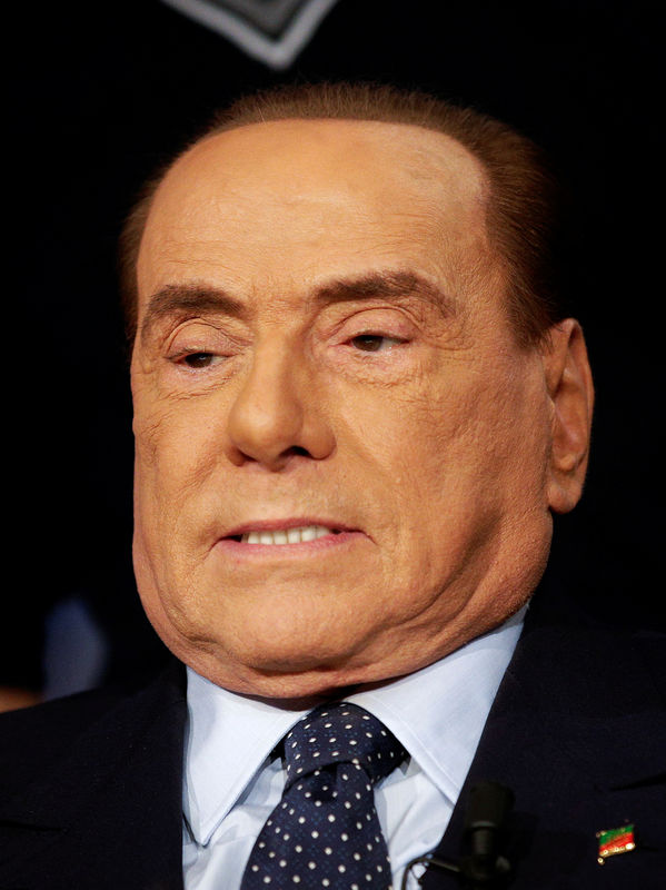 © Reuters. Berlusconi: mancano condizioni per governo presidente in caso di stallo