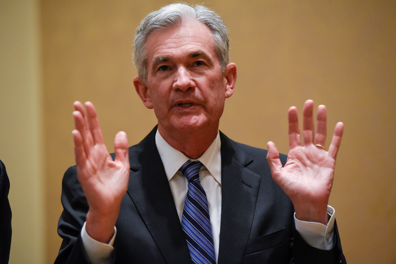 © Reuters. Chair do Federal Reserve, Jerome Powell, em Washington