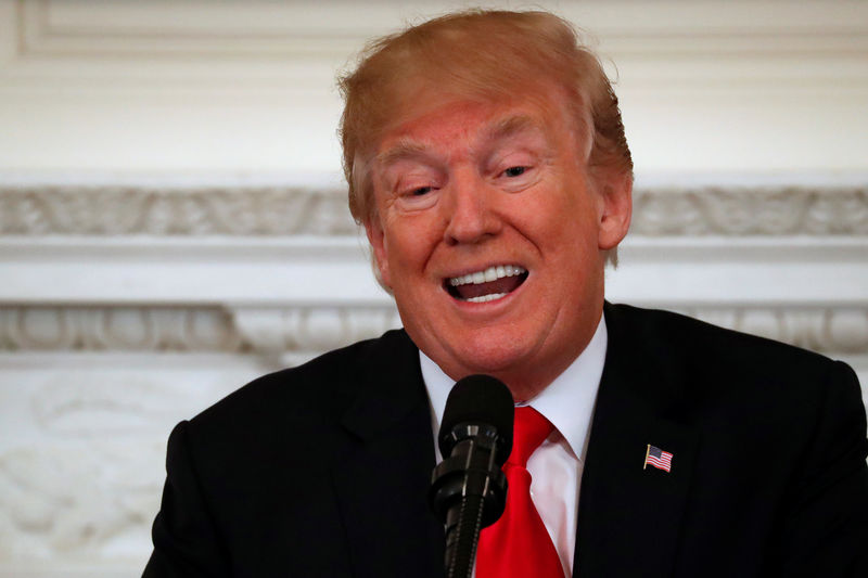 © Reuters. Presidente dos EUA, Donald Trump, durante encontro com governadores de Estado na Casa Branca