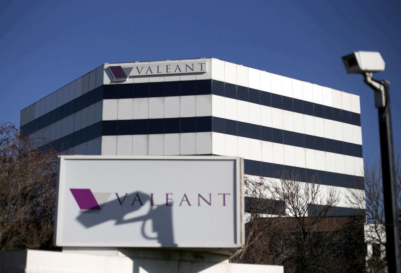 © Reuters. FILE PHOTO: File photo of the headquarters of Valeant Pharmaceuticals International Inc in Laval