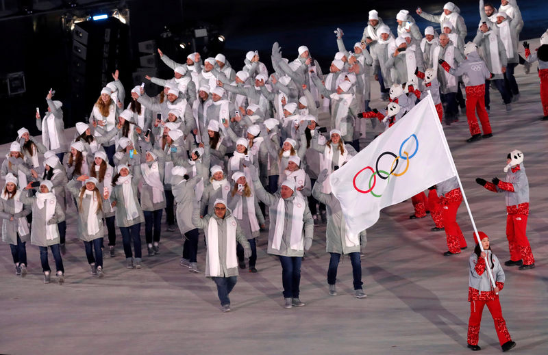 © Reuters. El COI restablece la membresía del Comité Olímpico ruso