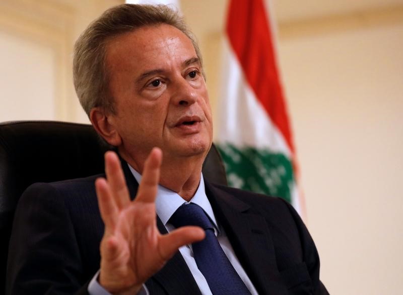 © Reuters. المركزي: ارتفاع الاحتياطي الدولاري اللبناني 1.4 مليار دولار في شهرين